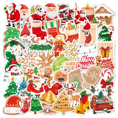 50pcs/set Christmas Sticker Party Decoration Sticker