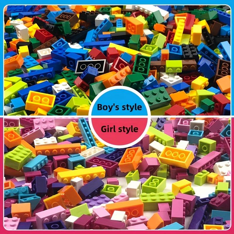 500pcs Bagged Children's Educational Assembly Blocks, Early Childhood Educational Toys For Kindergarten, DIY Small Particle Building Blocks