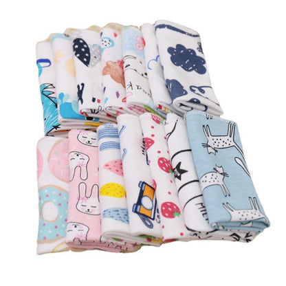 5pcs/bag Small Square Towel | Newborn Baby Handkerchief