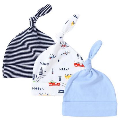 3pcs/set Baby Hat Newborn Baby's Cap