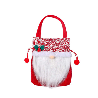 Christmas Faceless Old Man Gift Tote Bag Decorative Ornaments