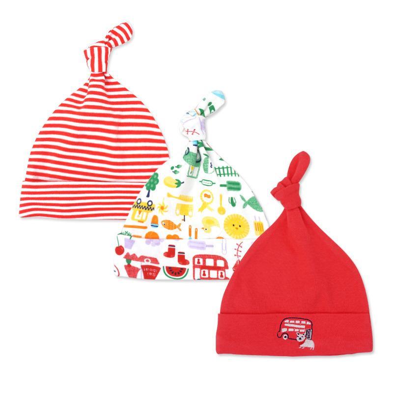 3pcs/set Baby Hat Newborn Baby's Cap