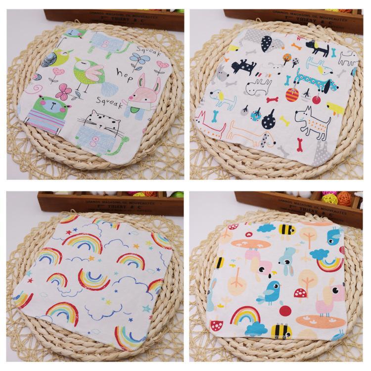 5pcs/bag Small Square Towel | Newborn Baby Handkerchief