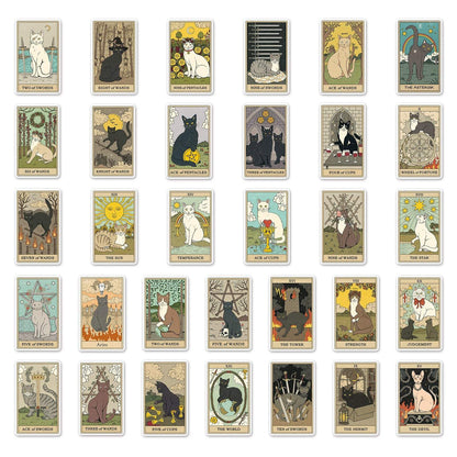 62pcs/set Tarot Graffiti Stickers