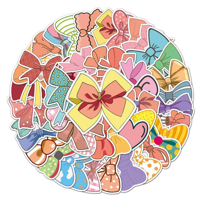 50pcs Bow Graffiti Stickers