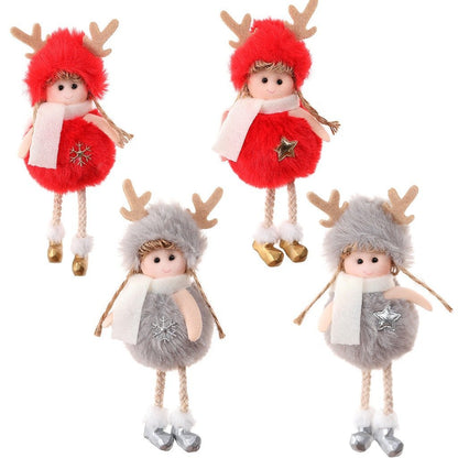 Plush Angel Pendant Christmas Tree Ornaments