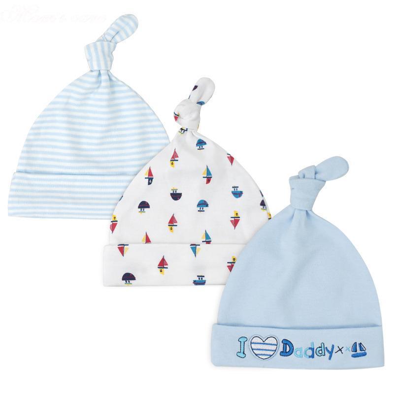 3pcs/set Baby Hat Newborn Baby's Cap