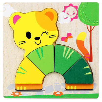 Wooden 3D Puzzle Children's Educational Toy