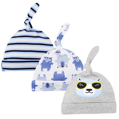 3pcs/set Baby Hat Newborn Baby's Cap