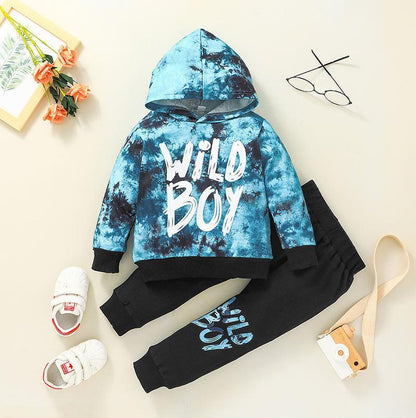 2022 Pants Set Pullover Hooded Children's Wear