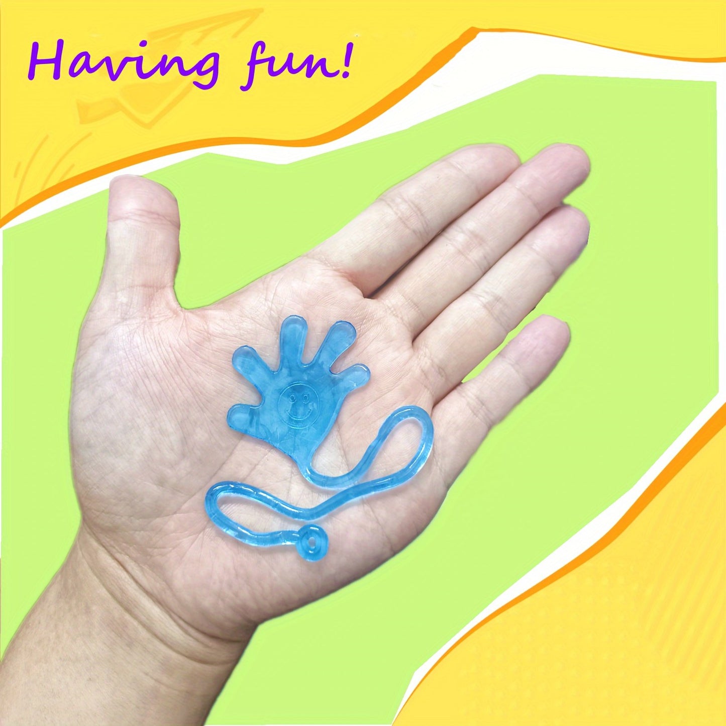 25pcs Mini Stretchy Sticky Hands Toys for Kids Party Favor Sets