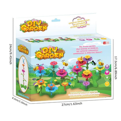 72pcs Flower Garden Building Set: STEM Educational Activity