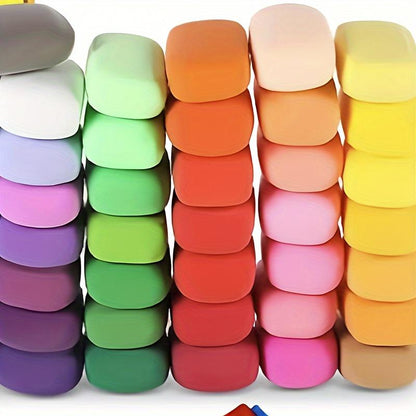 50 Colors Multi-Color Creative Air-Drying Ultralight Clay