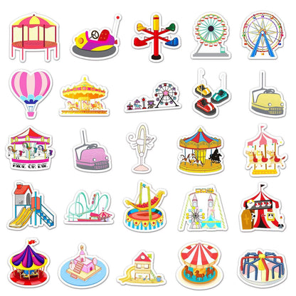 50pcs Non-repeating Waterproof Playground Graffiti Stickers