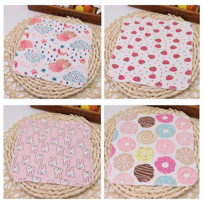 5pcs/bag Small Square Towel | Newborn Baby Handkerchief