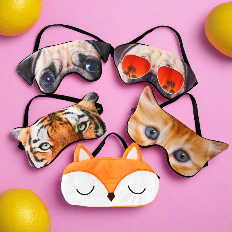 Animal Print Pattern Eye Patch Sleeping Eyeshade