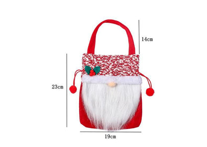 Christmas Faceless Old Man Gift Tote Bag Decorative Ornaments