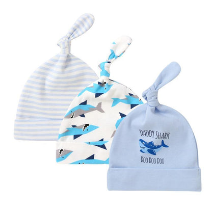 3pcs/set Baby Hat Newborn Baby's Cap