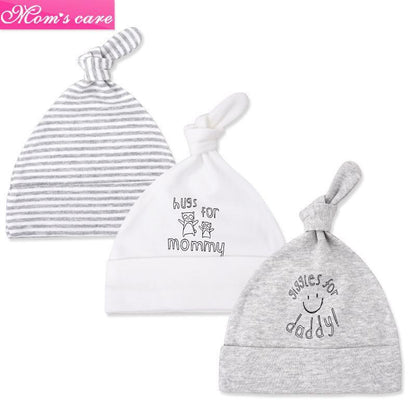 3pcs/set Baby Hat Newborn Baby's Cap