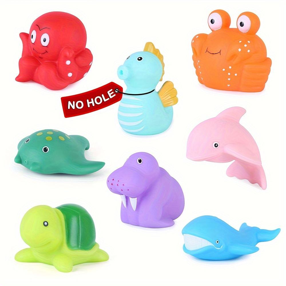 8PCS Bath Toys for Kids Ages 1-3 Mold Free Bath Toys