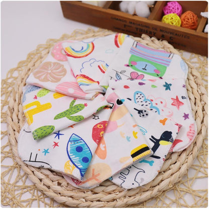 5pcs/bag Small Square Towel | Newborn Baby Handkerchief