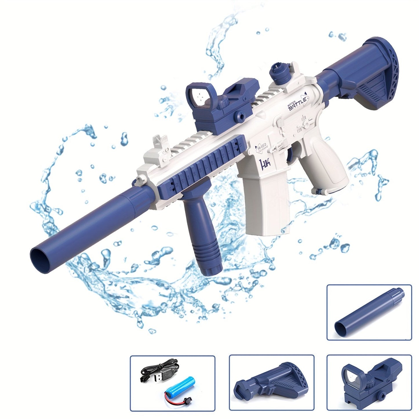 2 Pack Electric Water Guns for Kids Ages 5-15 Automatic Squirt Guns