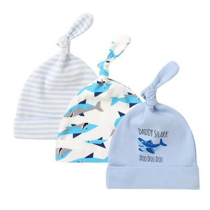 3pcs/set Baby Hat Newborn Baby's Cap