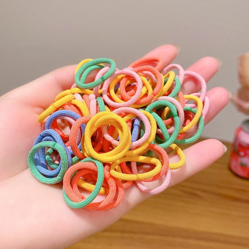 300 Pcs/bag Children's Rubber Band Hair Tie