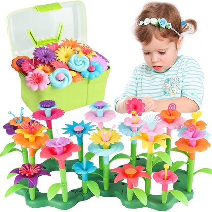 72pcs Flower Garden Building Set: STEM Educational Activity