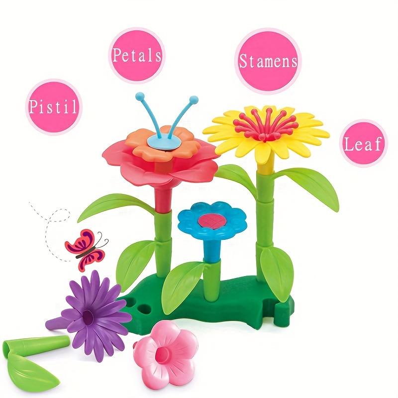 72pcs Flower Garden Building Set: STEM Educational Activity