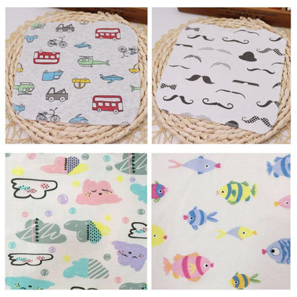 5pcs/bag Small Square Towel | Newborn Baby Handkerchief