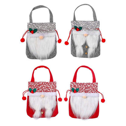 Christmas Faceless Old Man Gift Tote Bag Decorative Ornaments