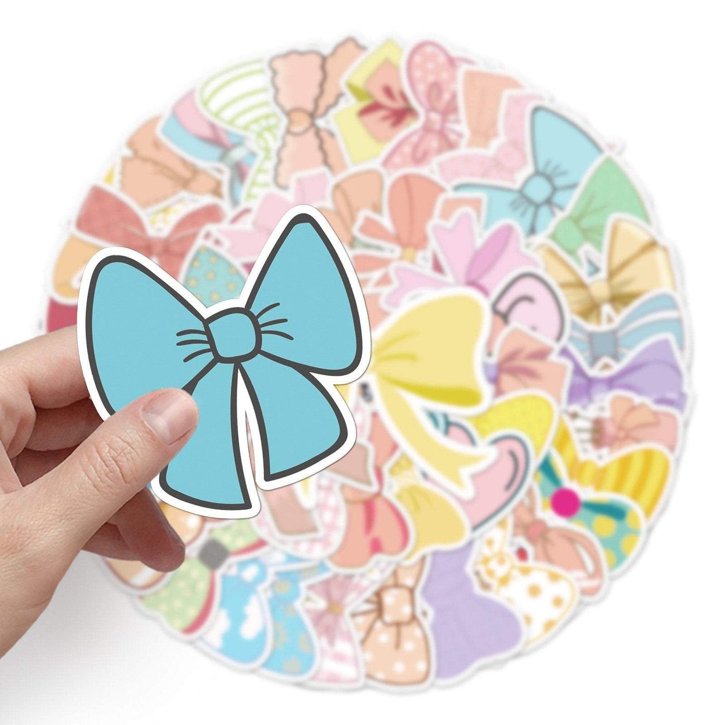 50pcs Bow Graffiti Stickers