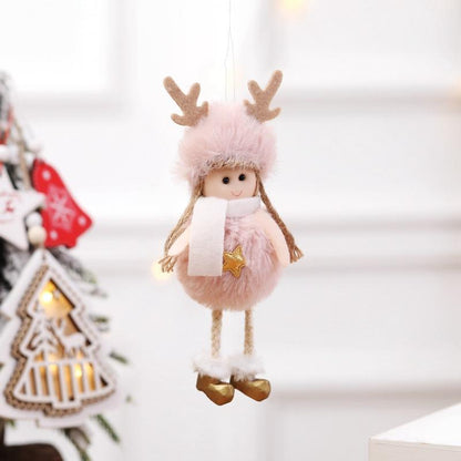 Plush Angel Pendant Christmas Tree Ornaments