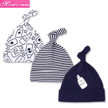 3pcs/set Baby Hat Newborn Baby's Cap