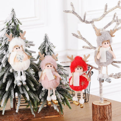 Plush Angel Pendant Christmas Tree Ornaments