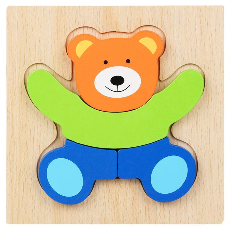 Wooden 3D Puzzle Children's Educational Toy