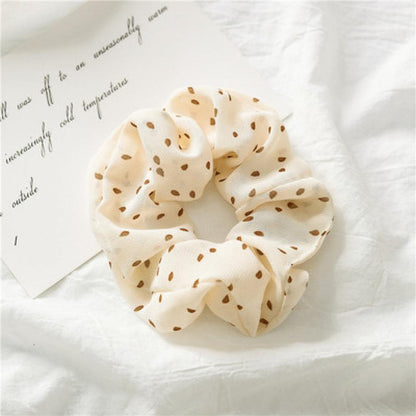 10pcs Girls Ins Versatile Donut Hair String Pointy Chiffon Fabric Simple Head String Wholesale Girls Accessories