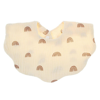 3PCS Baby Printed Saliva Towel Children Cotton Gauze Wavy Saliva Bib Buy Baby Clothes Wholesale