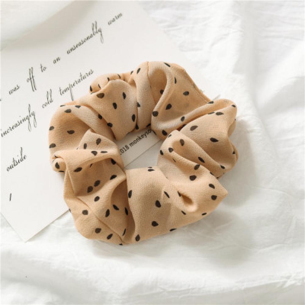 10pcs Girls Ins Versatile Donut Hair String Pointy Chiffon Fabric Simple Head String Wholesale Girls Accessories