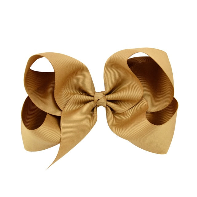 6 Inch Ribbon Hair Bows