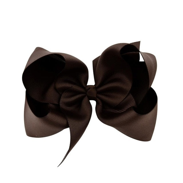 6 Inch Ribbon Hair Bows