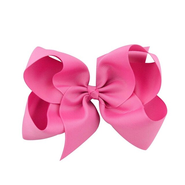 6 Inch Ribbon Hair Bows