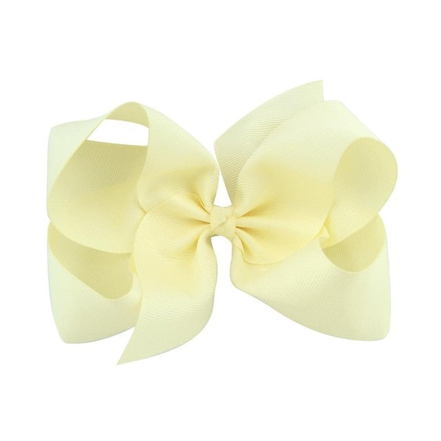 6 Inch Ribbon Hair Bows