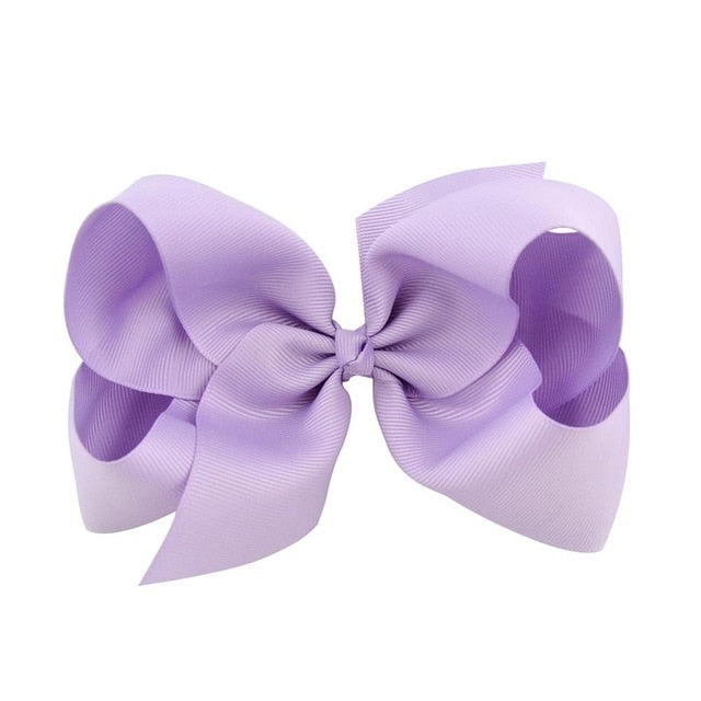 6 Inch Ribbon Hair Bows