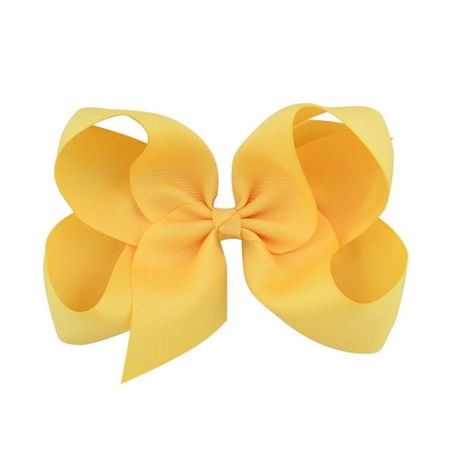 6 Inch Ribbon Hair Bows