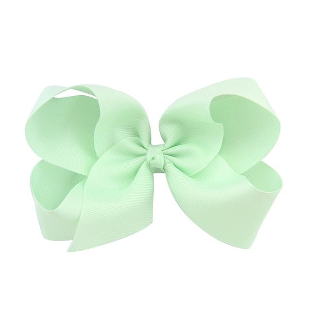 6 Inch Ribbon Hair Bows