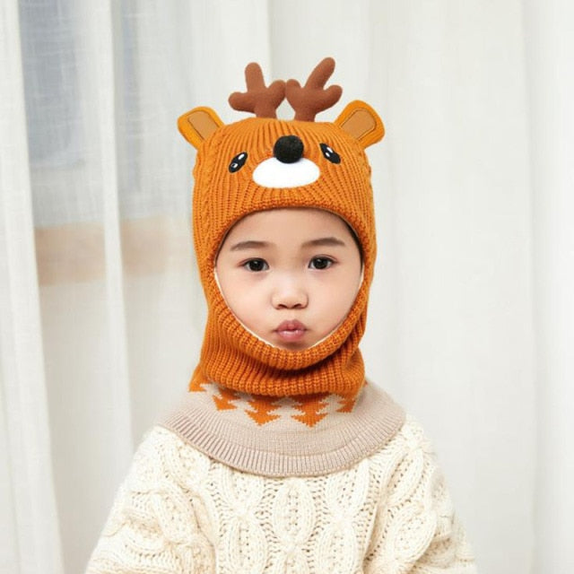 Animal Boy Girl Beanie