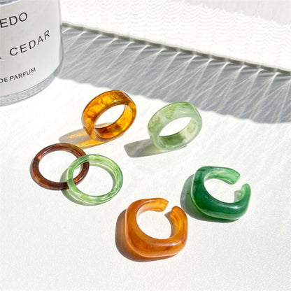 Acrylic Transparent Gradient Rings