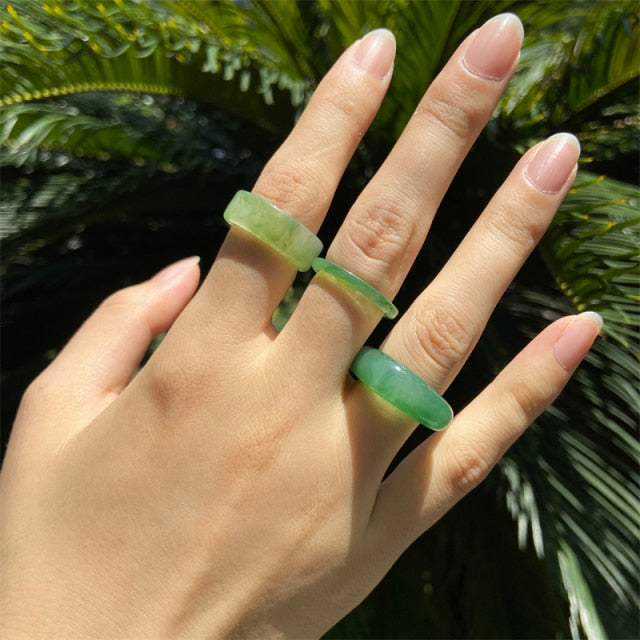 Acrylic Transparent Gradient Rings